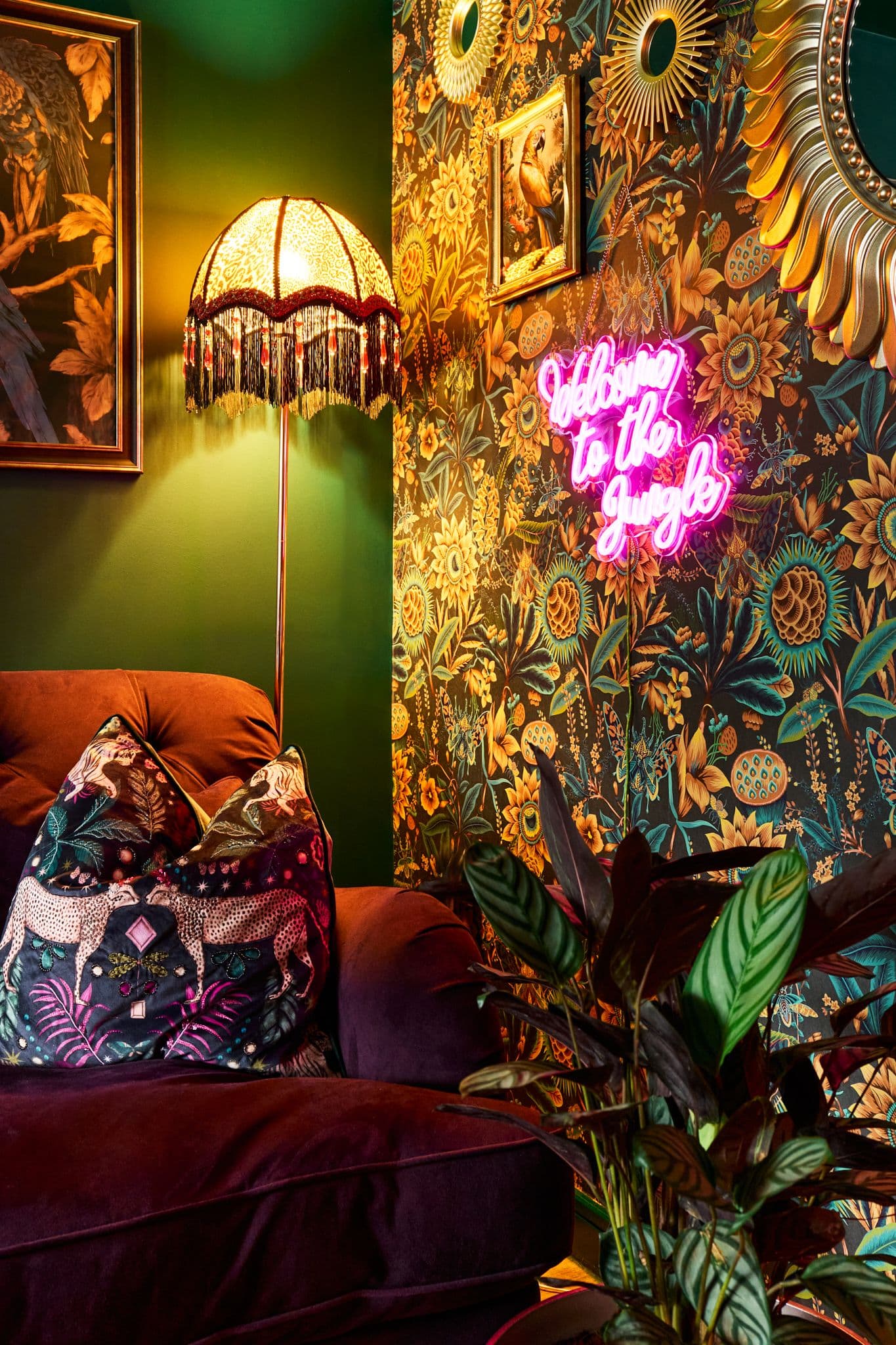 Maximalist living room