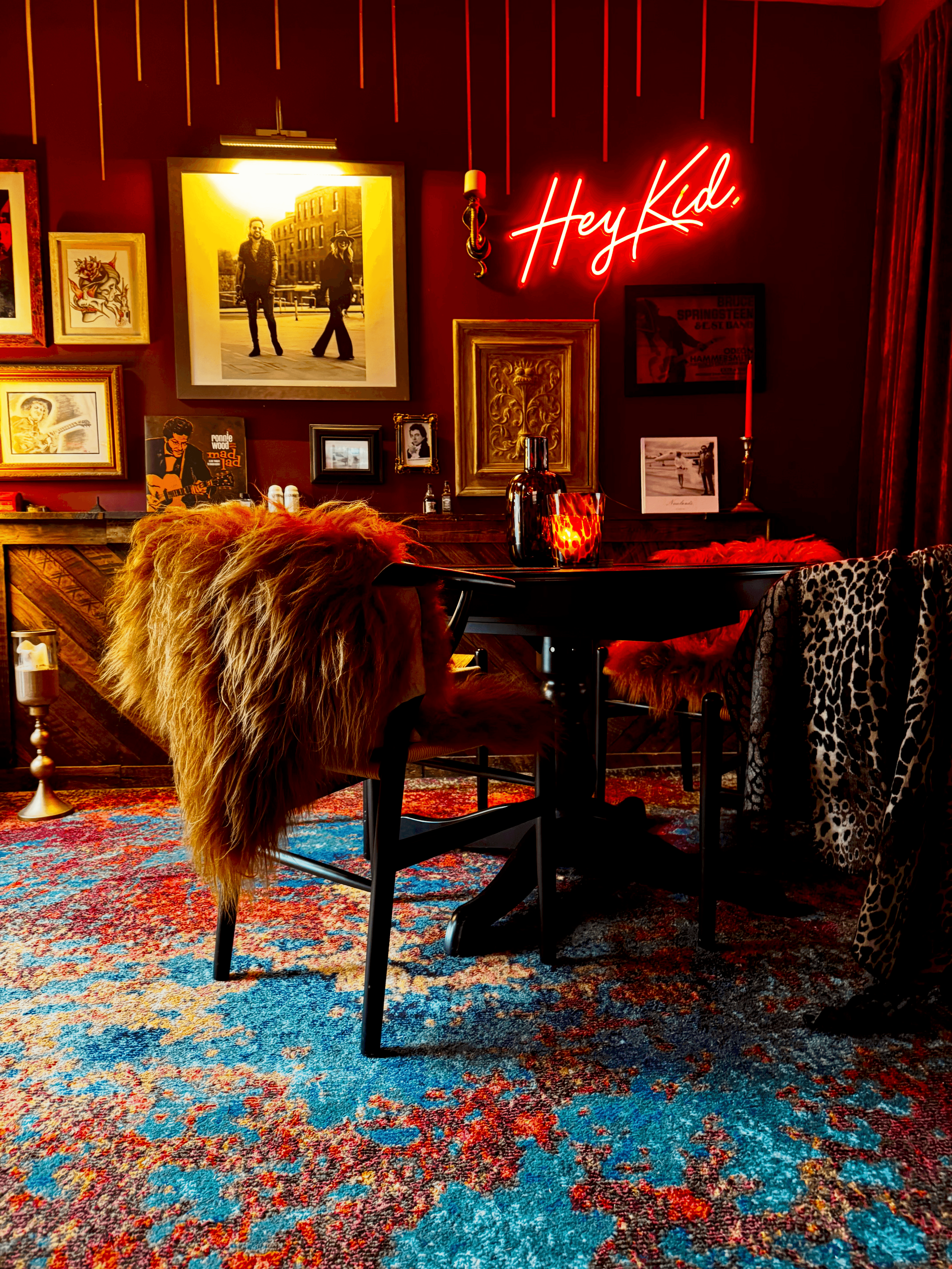 Maximalist dining room